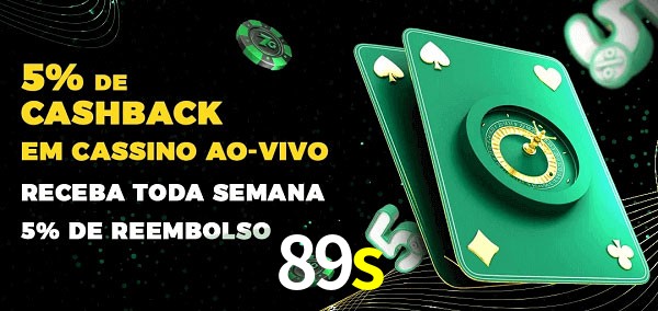 Promoções do cassino ao Vivo 89s